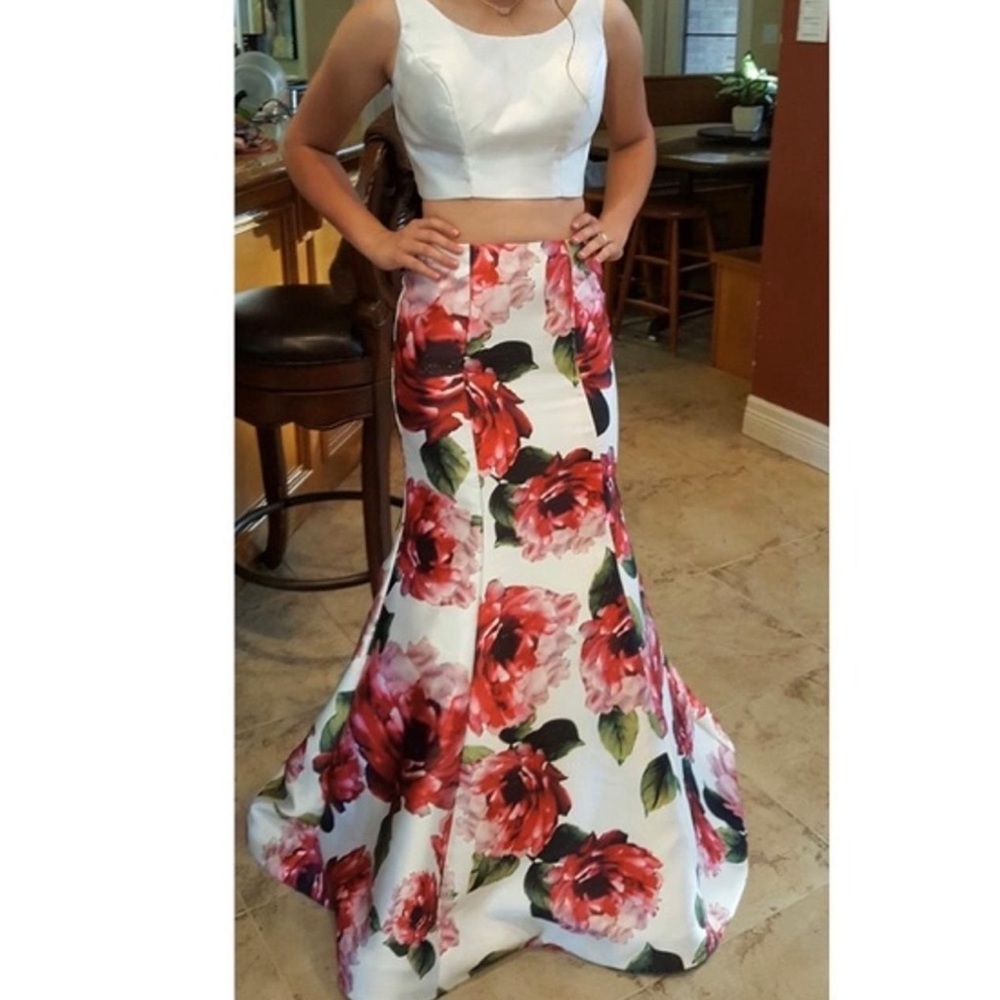 Sherri Hill two piece prom dress